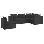 Garten-Lounge-Set (5-teilig) 3013636-1 Schwarz