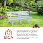 Bica Olimpia Gartenbank weiss Weiß