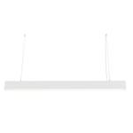 Suspension Luminaire BASIS 1 Blanc - Métal - 120 x 8 x 3 cm