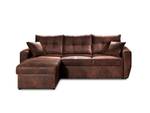 Ecksofa ASTORIA Braun - Textil - 226 x 85 x 146 cm