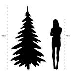Weihnachtsbaum Kansas 124 x 230 x 124 cm