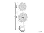 Plante artificielle BUXUS BALL TREE 38 x 92 x 38 cm