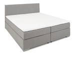 AREZZO Boxspringbett Dunkelgrau - 140 x 200 cm