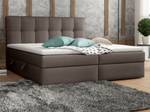 Boxspringbett Doppelbett Corino Braun - Breite: 140 cm