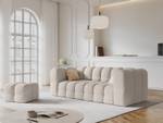 Sofa MELLOW 3 Sitzplätze Hochglanz Beige