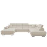 Ecksofa Torezio Bis Cord Beige - Ecke davorstehend rechts