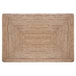 Geflochtener Teppich aus Jute Beige - Naturfaser - 60 x 90 cm