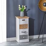 Chiffonnier SALVA Blanc - Bois massif - 29 x 63 x 27 cm