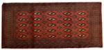 Turkaman - 130x60cm Rot - Naturfaser - 60 x 1 x 130 cm