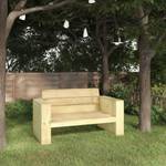 Banc de jardin 3011386 Vert - Bois manufacturé - Bois/Imitation - 139 x 74 x 76 cm