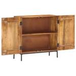 Sideboard 286558 Braun - Metall - Holzart/Dekor - 30 x 75 x 75 cm