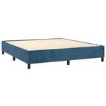 Cadre de lit 3016030-5 Bleu foncé - 160 x 35 cm