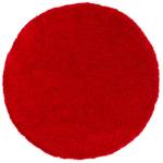 Langflor ShaggyTeppich Fluffy Rund Rot - 120 x 120 cm