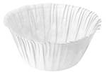 Moules à muffins en papier blanc x30 Blanc - Papier - 12 x 26 x 7 cm
