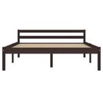 Bettgestell 298585-2 Dunkelbraun - 146 x 60 cm