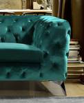 KAWOLA Sofa 3-Sitzer NARLA Chesterfield KAWOLA Sofa NARLA Chesterfield Velvet grün 3-Sitzer B/H/T: 219/68/84cm - Grün