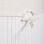 Lot de 2 paniers à linge bambou Blanc