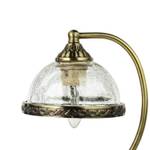 Tischlampe LOUIS Glas - Metall - 15 x 35 x 18 cm