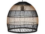 Lampe suspension BUMI Beige - Noir - Bleu - Rotin - 45 x 40 x 45 cm