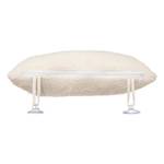 Coussin de bain en coton Beige - Fibres naturelles - 23 x 11 x 33 cm