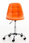 Chaise de bureau Emil Orange