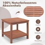 Gartentisch TI93736DE Braun - Holzwerkstoff - 45 x 45 x 45 cm