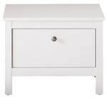 Banc OleGD Blanc - En partie en bois massif - 55 x 45 x 35 cm