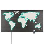 LED Holz Weltkarte 3D Lux RGB map world