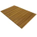 Tapis de bain 43789 Marron - Bois massif - Bois/Imitation - 50 x 1 x 80 cm