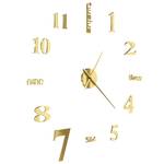 Wanduhr Gold