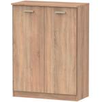 Mehrzweckschrank BRI-6078 Braun - Holz - Weiß