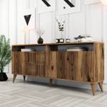 Sideboard Milan Braun - Eiche Rustikal Dekor