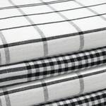 4er Set Geschirrtücher 100% Baumwolle Schwarz - Textil - 50 x 1 x 70 cm