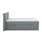 Boxspringbett Allure Pocket und Visco Grau - Breite: 200 cm