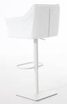 Tabouret de bar Damaso Lot de 2 Blanc - Blanc