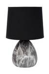 Klassisch / Rustikale Tischlampe Marmo Noir - Céramique - Pierre - 8 x 26 x 8 cm