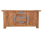 CORAL Sideboard Braun - Massivholz - Holzart/Dekor - 180 x 85 x 45 cm