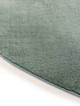 Tapis à poils longs Furry 3 Vert - 120 x 120 cm