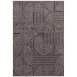 Tapis tissé plat moderne WIRE Anthracite - 160 x 230 cm