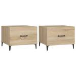 Couchtische 2er Set D510 Eiche Sonoma Dekor - Anzahl Teile im Set: 2