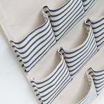 Hänge-Aufbewahrung "Stripes", 8 Beige - Textil - 60 x 1 x 35 cm