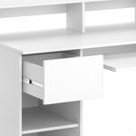 Bureau Keno 34605 Blanc - Bois manufacturé - 106 x 91 x 60 cm