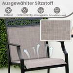 Gartenstühle ZB33852-4 (2er Set) Braun