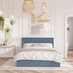 Boxspringbett Annecy Bonell Federkern Blau - Breite: 140 cm