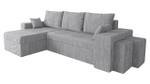 Ecksofa Kansas Cord Grau