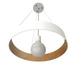 Suspension Halo Doré - Blanc - Diamètre : 40 cm