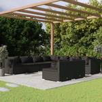 Garten-Lounge-Set (9-teilig) 3013637-13 Schwarz