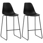 Barhocker 2er Set D2724 Schwarz - Metall - 113 x 46 x 57 cm