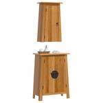 Badmöbel Set 3223458 (2-teilig) Braun - Massivholz - Holzart/Dekor - 59 x 80 x 32 cm