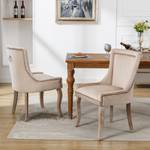 Fauteuil simple lot de 2 Mercury Ⅲ Beige